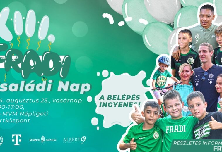 Tizenharmadik alkalommal is Fradi Családi Nap!